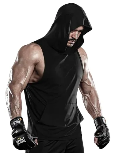 DRSKIN Hooded Tank Tops 2 Pack